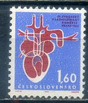 Чехословакия 1964 медицина кардиология конгресс **/К1 338