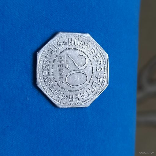 20 пфеннигов (1920г.)"HL GEIST SPITAL" г.Нюрнберг. Состояние!
