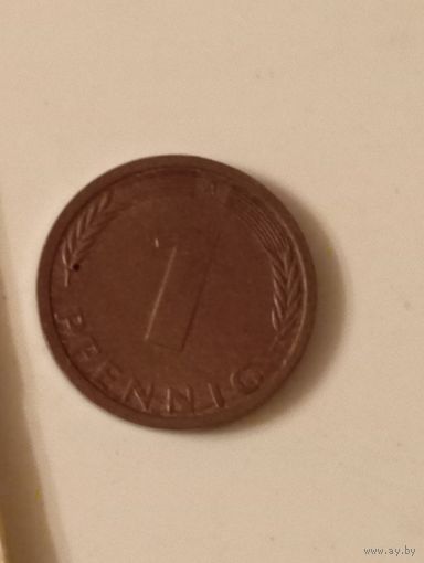 1 пфенниг 1988 А