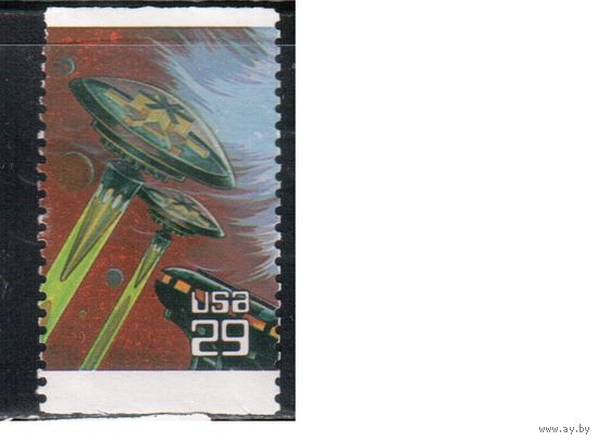 США-1993, (Мих.2338) ,  * (без клея), Космос,