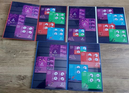 Азербайджан 2015 1-е Европейские спортивные игры 21 блок в 3-х альбомах