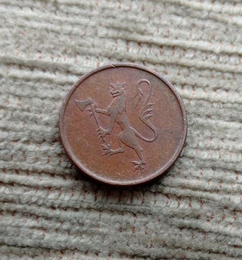 Werty71 Норвегия 5 эре 1975 Лев