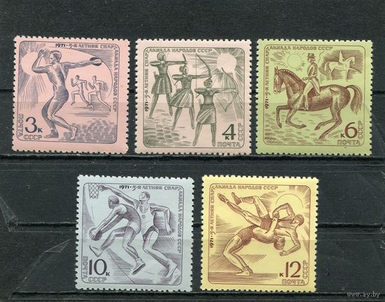 СССР 1971. Спартакиада народов СССР
