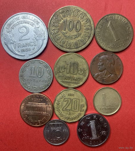 11 разных монет из 11 стран - 2