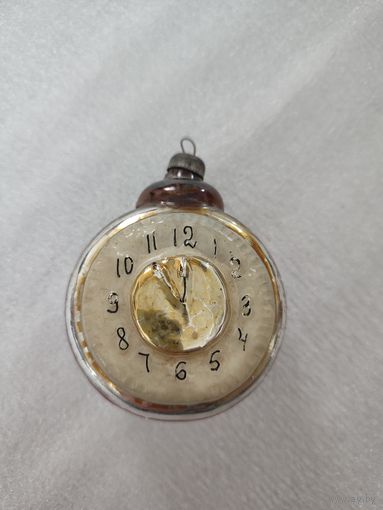 Ёлочная игрушка часы