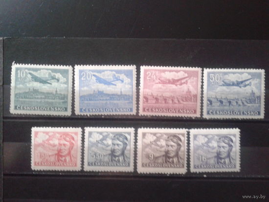 Чехословакия 1946-7 Авиапочта** Полная серия
