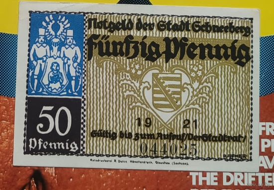 Нотгельд Германия 50 пфеннигов