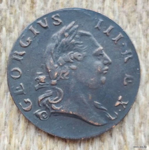 США 1 цент 1773 года. Новая Вирджиния под Георгом III - поселение французов, ирландцев, датчан. немцев (Гамбург). Предложи свою цену или обмен!