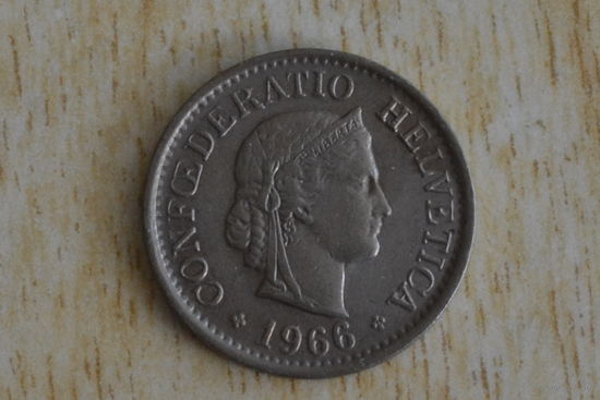 Швейцария 10 раппенов 1966