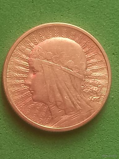 2 злотых 1933 г., Ядвига , с 1 рубля, без мц