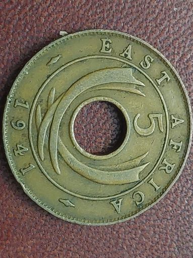5 центов британская восточная африка 1941
