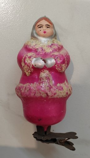 Елочная игрушка на прищепке. Из серии Морозко (?).