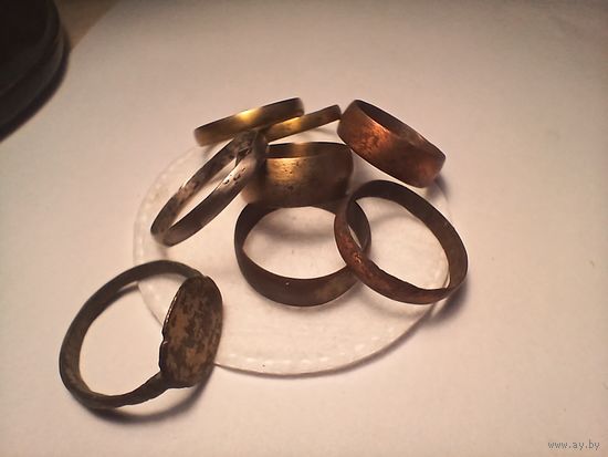 Кольца медные царские
