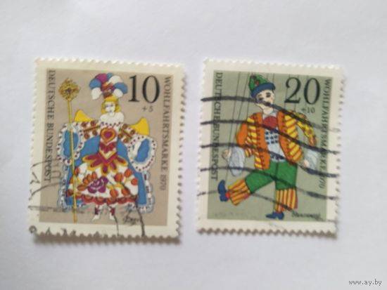 ФРГ  1970 2м    паяцы