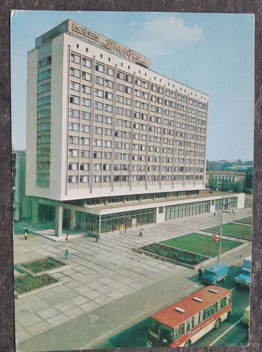 Витебск. Гостиница "Витебск". 1980 г. ПК. Чистая.