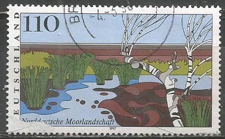 ФРГ. Северный пейзаж. 1997г. Mi#1945.