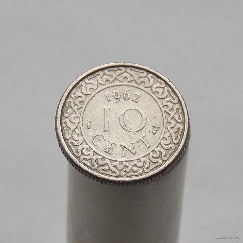 Суринам  10 центов 1962