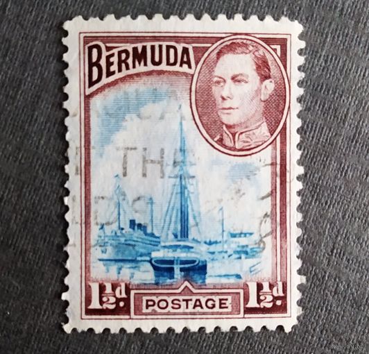 Марка Бермуды 1938 год