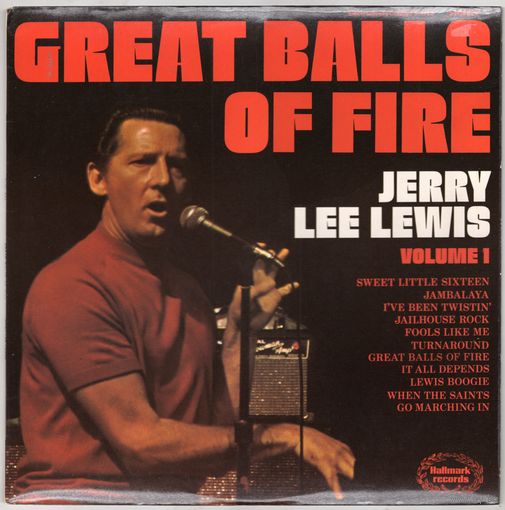 LP Jerry Lee Lewis 'Great Balls of Fire, Volume 1'