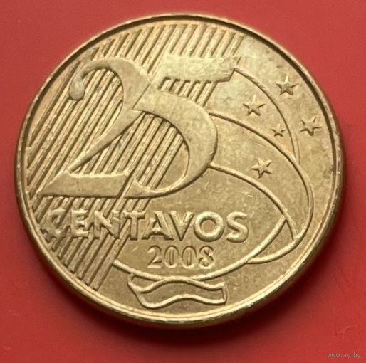 41-04 Бразилия 25 сентаво 2008 г.