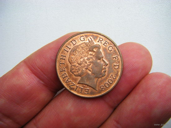 Британия 2 пенса 2008г.