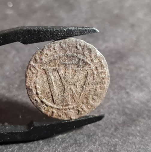Солид 1653 года Пруссия Фридрих Вильгельм НЕЧАСТЫЙ! С РУБЛЯ! Без мц.