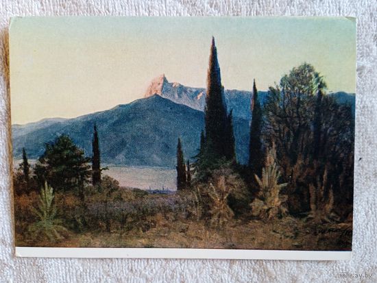 1955. Титов. Крым. В Никитском саду