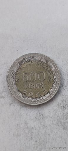 Колумбия 500 песос 2015