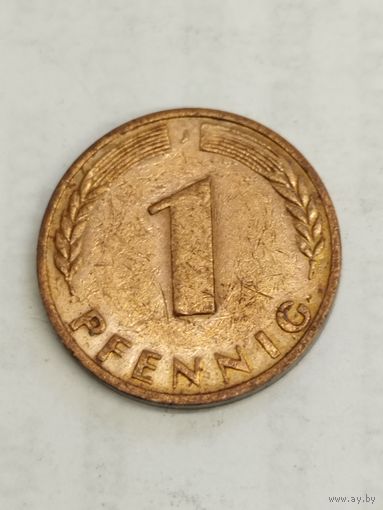 Германия 1 пфенинг 1950 J