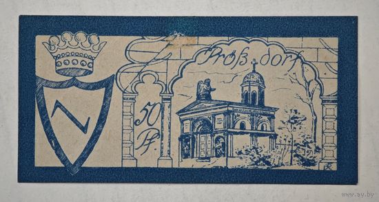 1922 год 50 пфеннигов  Германия