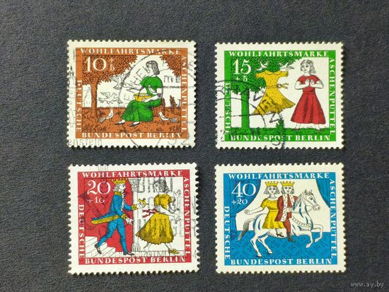 Германия 1965. Благотворительные почтовые марки - Золушка. Полная серия