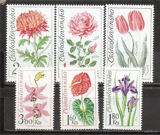 ФФ1 Чехословакия 1973 Цветы