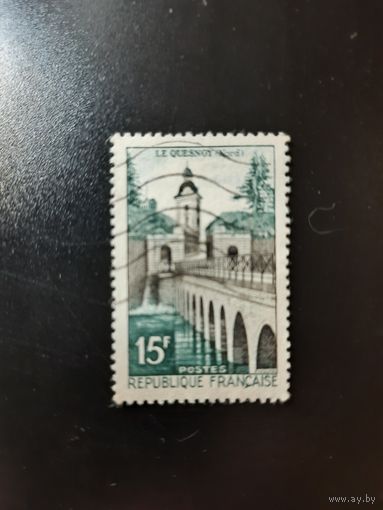 Франция. Архитектура.1957г. гашеная
