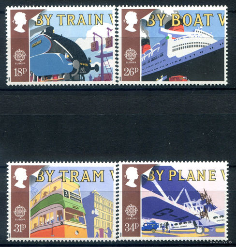 Великобритания - 1988г. - транспорт и коммуникации - 4 марки - полная серия, MNH [Mi 1147-1150]. #3-GB-Z-1-17