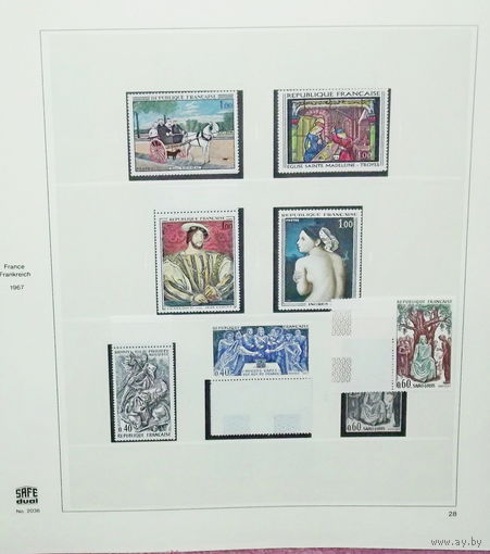 ФРАНЦИЯ.Хронология.РАСПРОДАЖА АЛЬБОМА ПОСТРАНИЧНО !Могут встречаться аккуратные наклейки! СОСТОЯНИЕ НА ФОТО !