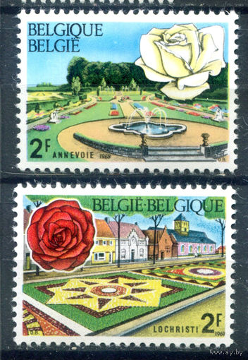 Бельгия - 1969г. - флора - 2 марки - полная серия, MLH [Mi 1558-1559]. #2-Be-46-B-1