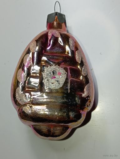 Ёлочная игрушка  - Избушка . СССР  .