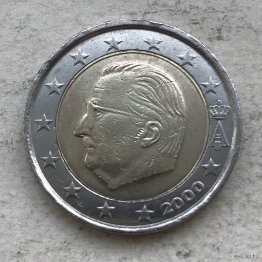 Бельгия 2 евро 2000