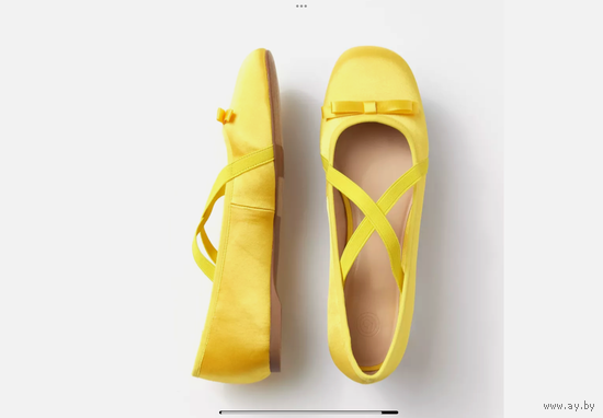 Urban Outfitters сатиновые балетки Kallie Cross-Strap Ballet Flat размер US 6/EU37