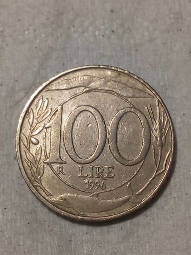 100 лир Италия 1996 год