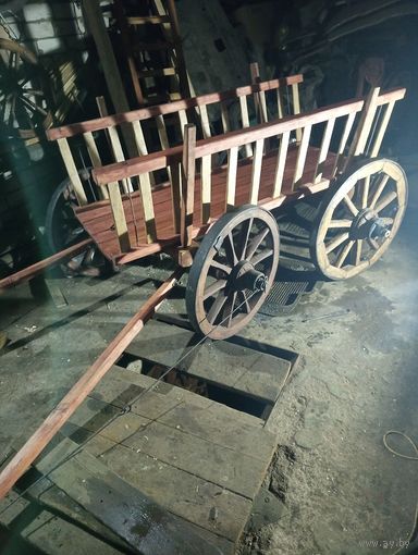 Телега гужевая-150 см по дробинкам