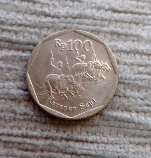 Werty71 Индонезия 100 рупий 1996
