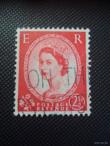 Великобритания. Стандарт. 1955г. гашеная