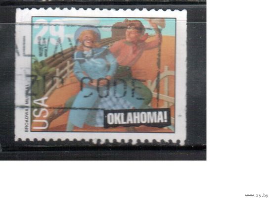 США-1993, (Мих.2388) , гаш., Культура, Мюзиклы