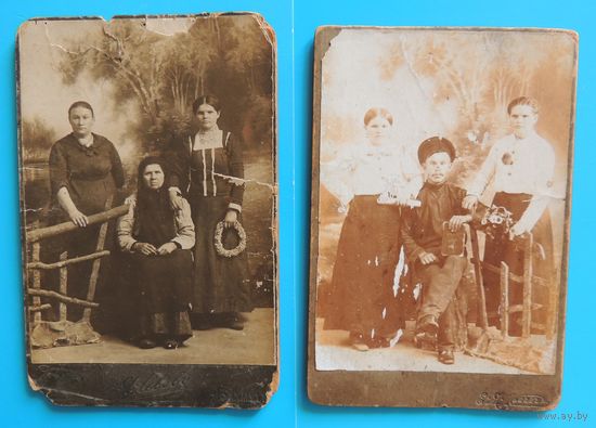 Фото кабинет-портреты Бахмут, Львов, до 1917 г.