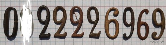 Цифры РИА  0, 2, 6, (9) , шифровки на погон.Пополняемая тема. Наличие уточняйте  !