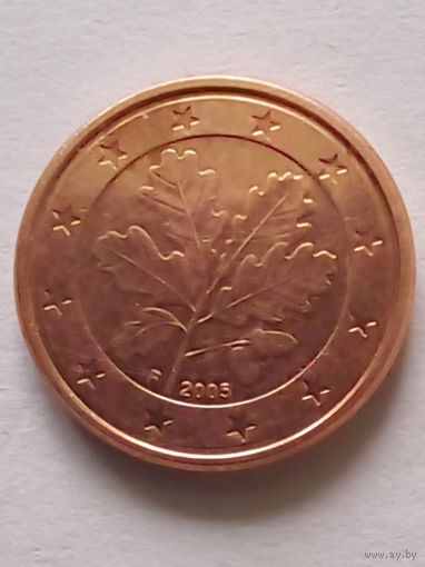 Германия.1 евроцент 2005 г.F