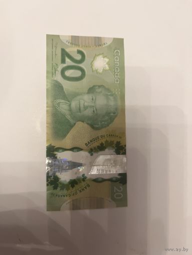 20 долларов Канада полимер