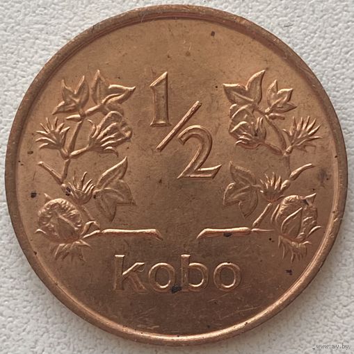 Нигерия 1/2 кобо 1973 г.
