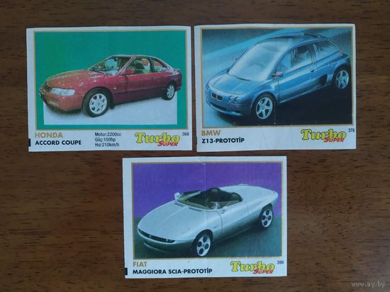 Вкладыши Турбо TURBO Super (331-400) в сохране. 3шт